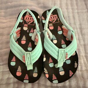 Reef Ice Cream Cone Slingback Flip Flops